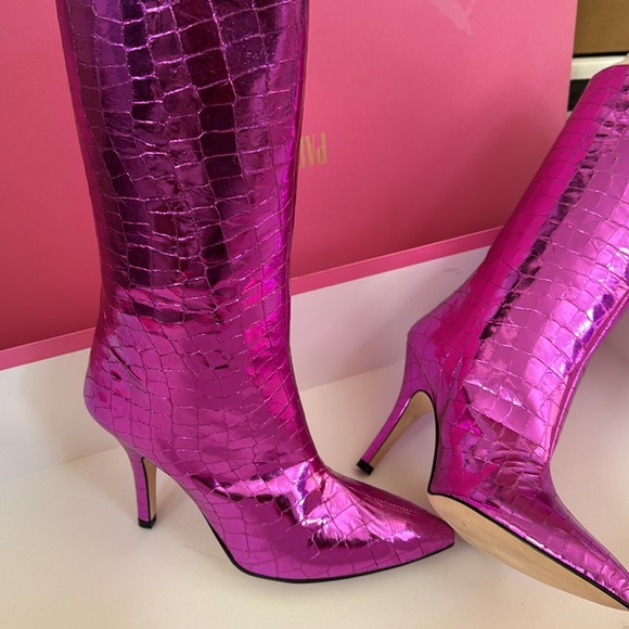 Paris Texas metallic fuchsia boots - Picture 3 of 9